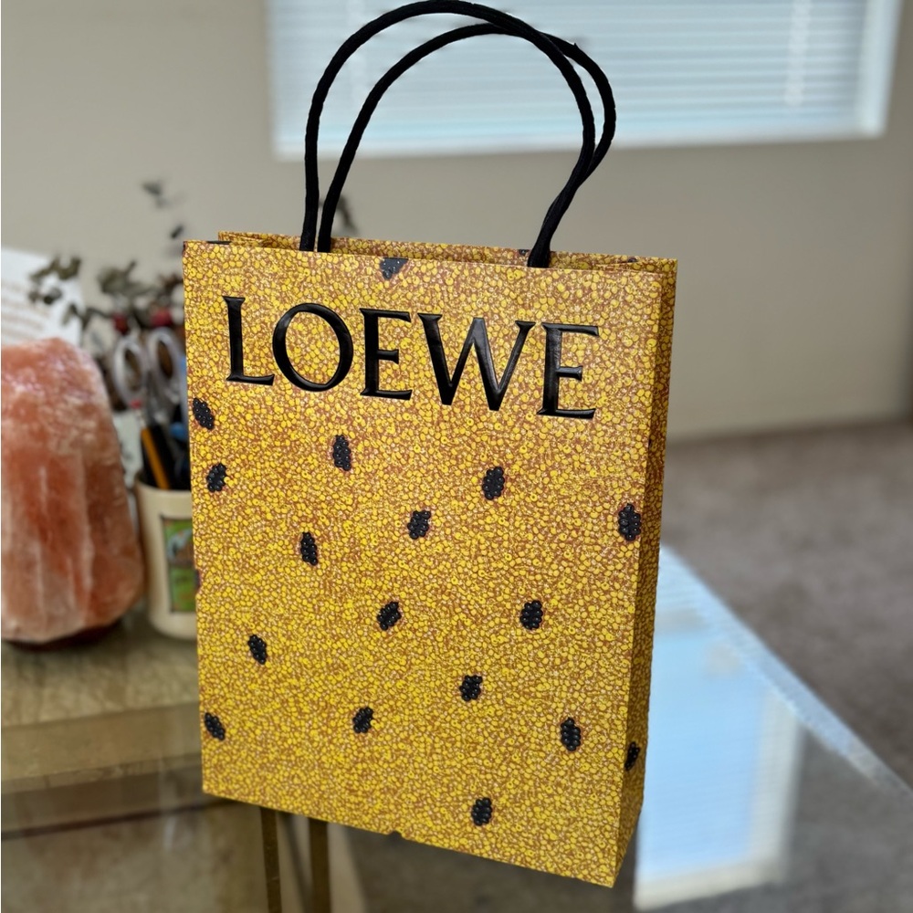 Loewe Yellow and Black Tote Bag